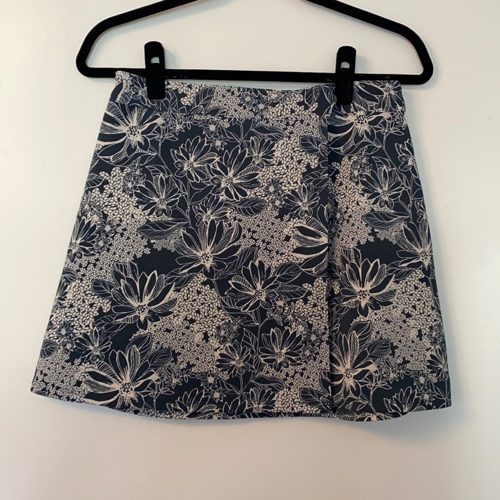 Abercrombie floral mini skirt